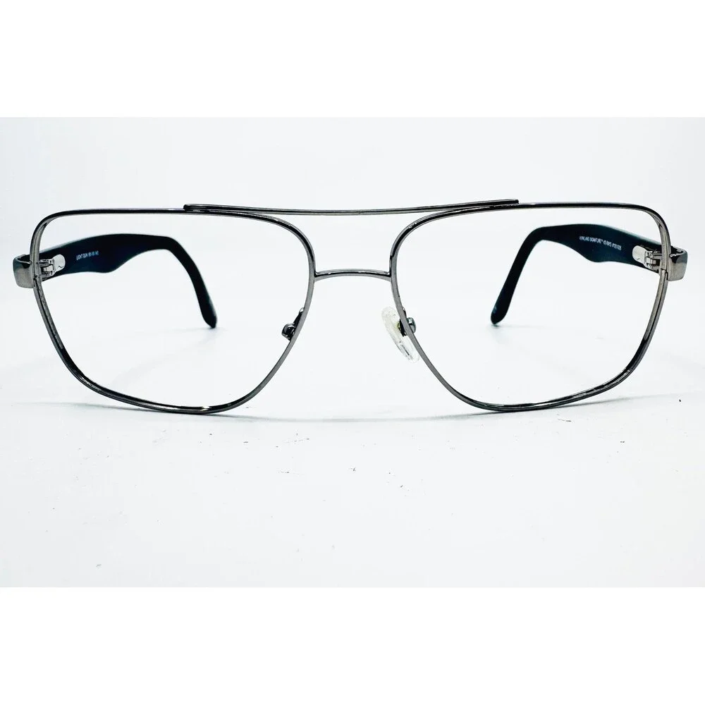 Kirkland Signature Eyeglass Frames Mens Gunmetal Aviator KS RAYS 60-16-140
